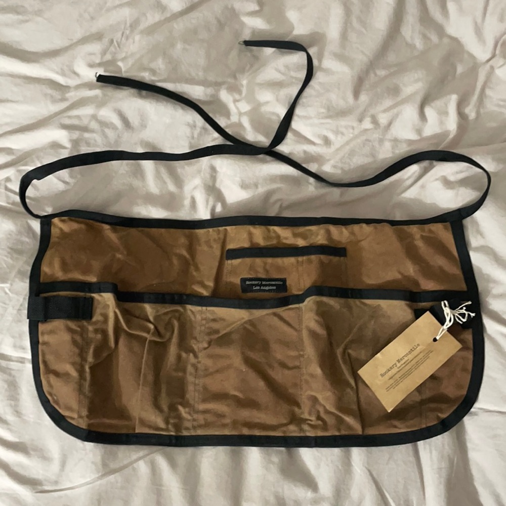 Rookery Mercantile: Tan Waxed Canvas Utility Work Apron